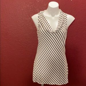 Sleeveless Cowell Neck Top